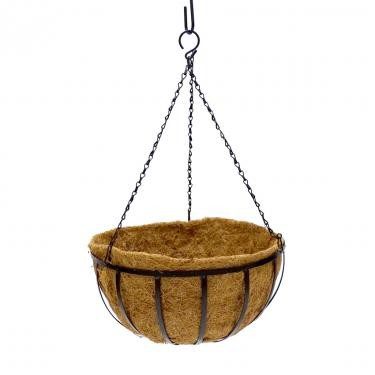 HANGING BASKET MANCHESTER BLK 30CM