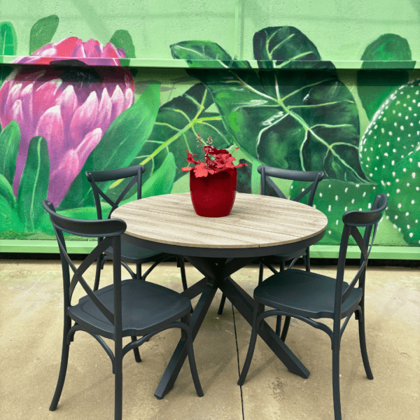 MARTIC/CASTILLE POLYWOOD DINING SETTING - 4 SEATER